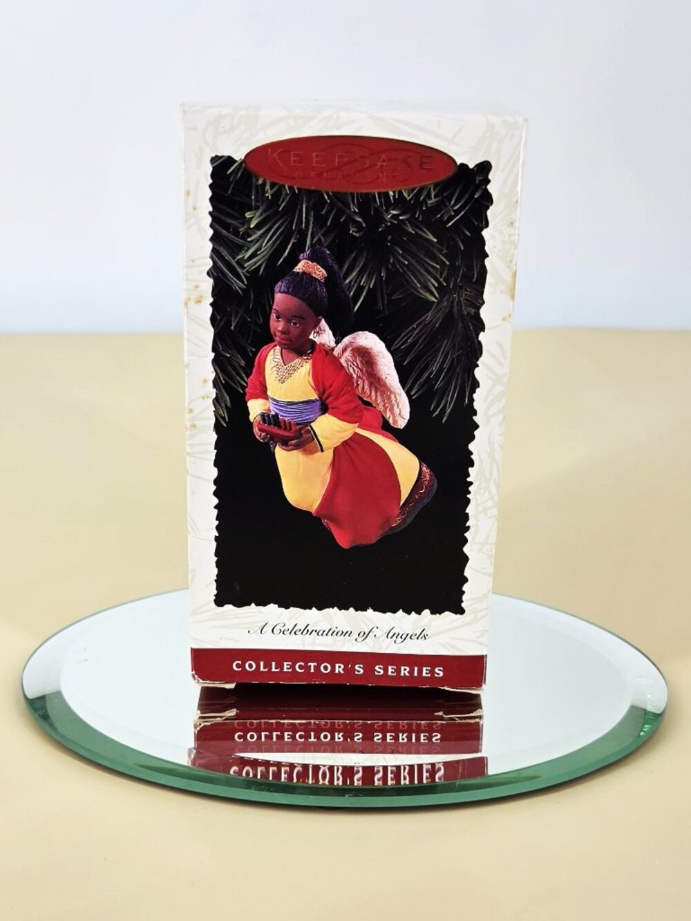 1996 Hallmark Keepsake #2 A Celebration of Angels Kwanza Ornament Artist Signed